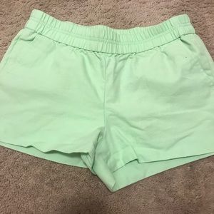 Mint Green J Crew Shorts
